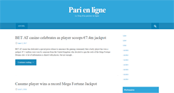 Desktop Screenshot of parienligne.fr