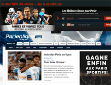 Tablet Screenshot of parienligne.net